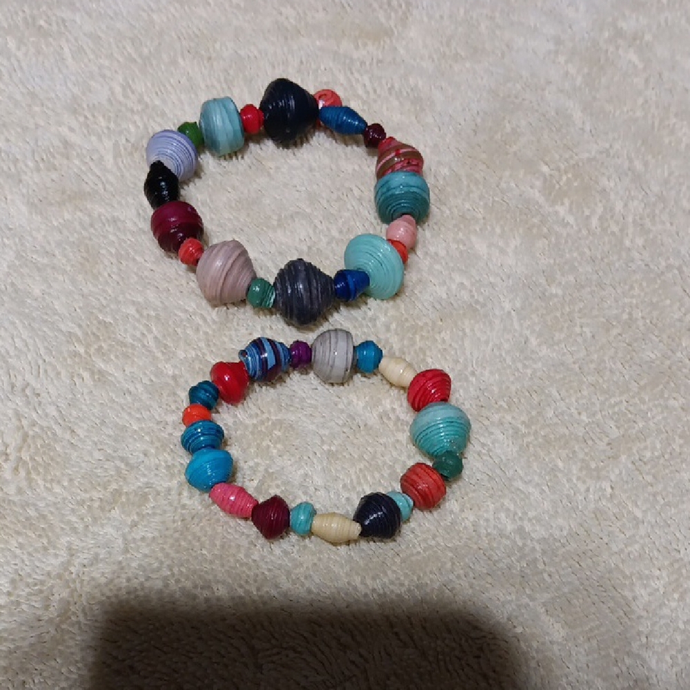 Colorful Beaded Bracelets Set
